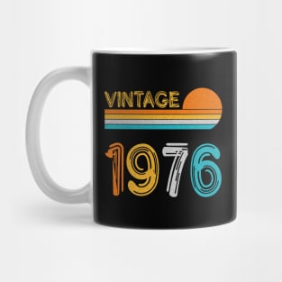 Vintage 1976 Happy 47th Birthday Retro Mug